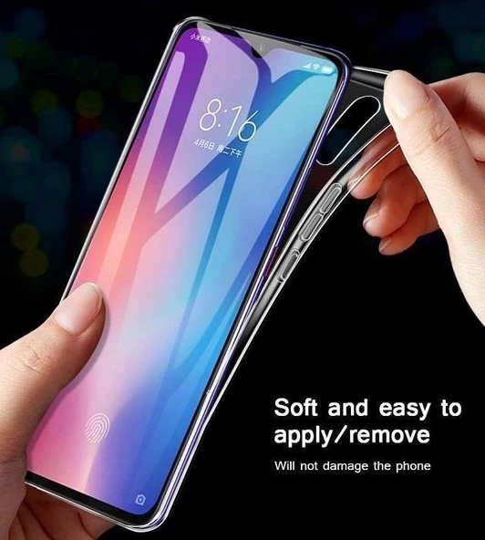 İphone 7-8 Esnek Şeffaf Silikon Cep Telefonu Kılıfı - Resim 3