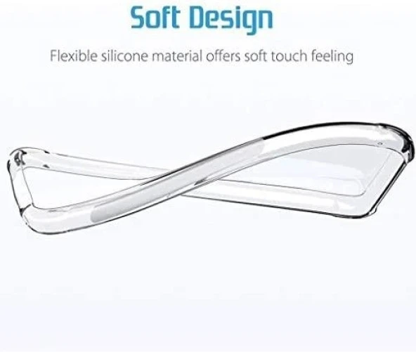 Samsung Galaxy J4 Plus Şeffaf Tıpalı Kamera Korumalı Silikon Kılıf - Resim 2