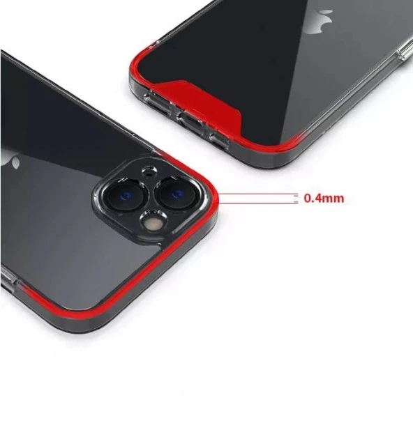 iPhone 13 Pro Max Space 2 Şeffaf Kamera Korumalı Cep Telefonu Kılıfı - 3