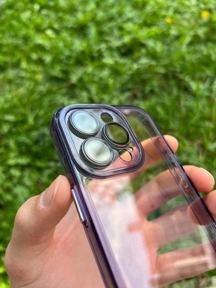 İphone 13 Pro Max Sp Lens Korumalı Silikon Telefon Kılıfı - Resim 4