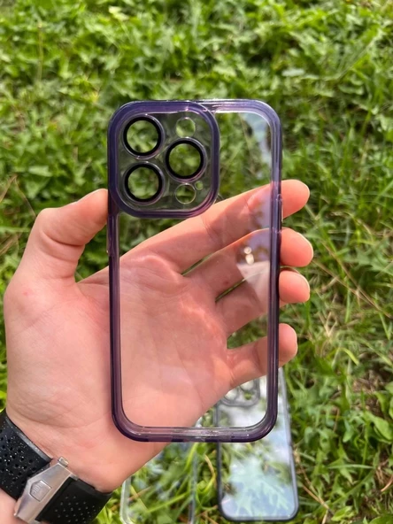 İphone 14 Pro Sp Lens Korumalı Silikon Telefon Kılıfı