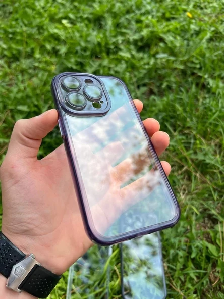 İphone 14 Sp Lens Korumalı Silikon Telefon Kılıfı - Resim 2