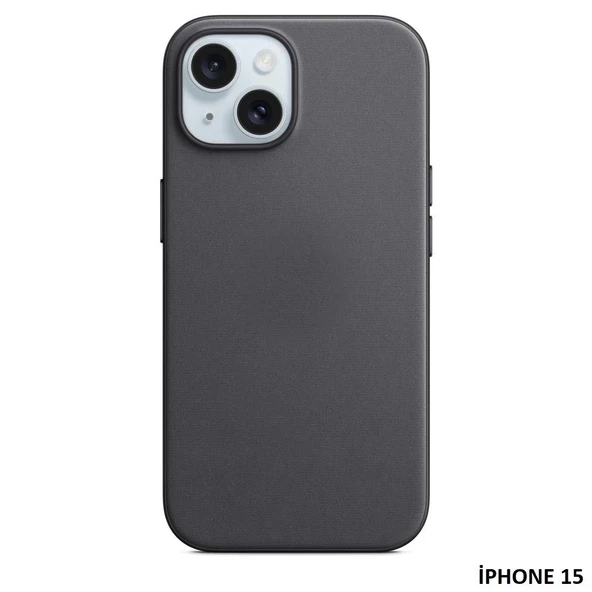 iPhone 15 için MagSafe özellikli Mikro Dokuma Kılıf ürün görseli