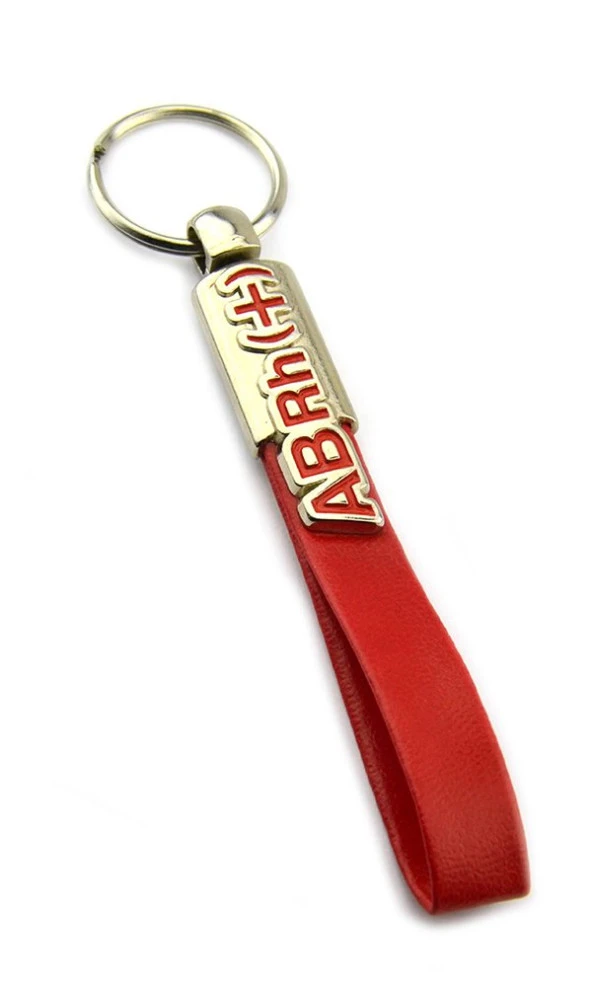 Kan Grubu Özel Yakut Seri Anahtarlık - AB Rh+ - 3