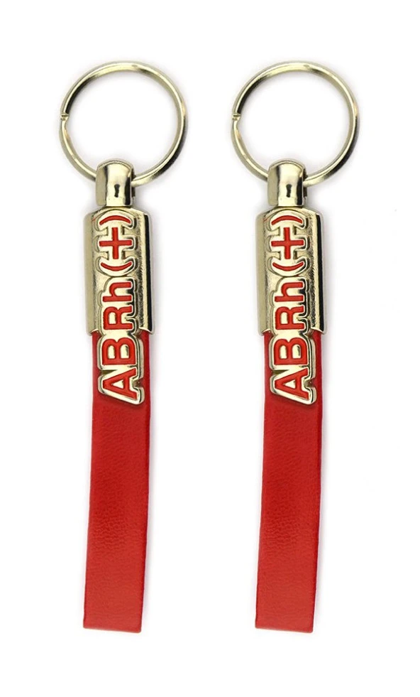 Kan Grubu Özel Yakut Seri Anahtarlık - AB Rh+ - 4