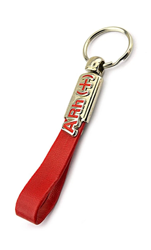 Kan Grubu Özel Yakut Seri Anahtarlık - A Rh+