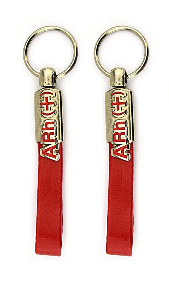 Kan Grubu Özel Yakut Seri Anahtarlık - A Rh+ - 4