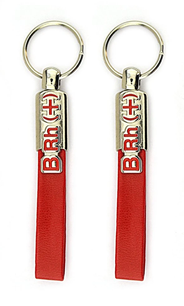 Kan Grubu Özel Yakut Seri Anahtarlık - B Rh+ - 4