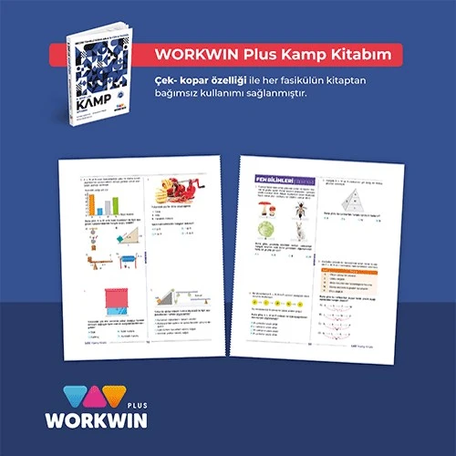 LGS 15 Fasikül Video Çözümlü Kamp Kitabı Workwin Plus - Resim 4
