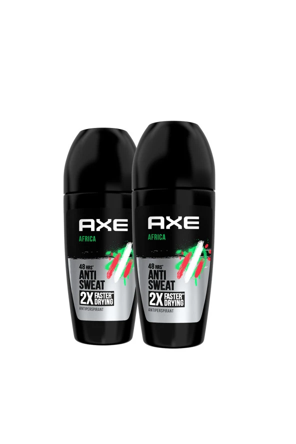 Axe   Erkek Roll On Deodorant Africa 48 Saat Etkileyici Koku 50 ml x2 - 2