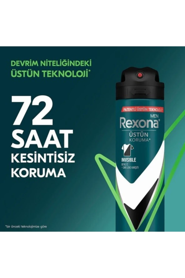 Rexona   Men Erkek Sprey Deodorant Mint Fresh - 3