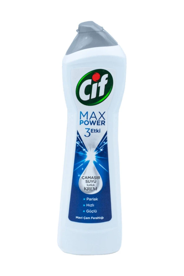 Cif   Max Power Mavi Çam Ferahlığı Çamaşır Suyu Katkılı Krem 450 ml