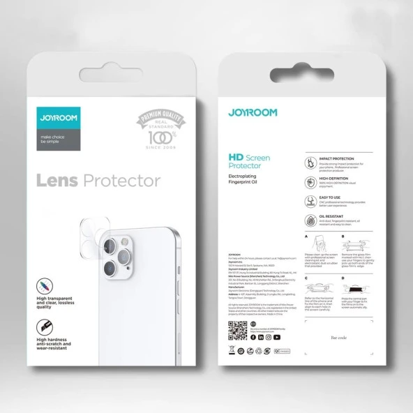 Joyroom PF728 İphone 12 Mini Kamera Lens Koruyucu ürün görseli 1