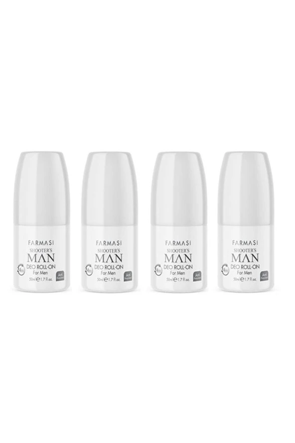 Anti-Perspirant Shooter's Man Deo Roll On 50 ml 4 Adet