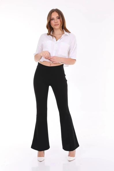 Kadın Ispanyol Paça Sukuba Kumaş Ultura Rahat - Resim 2