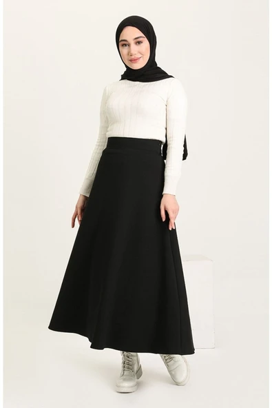 Kadın Kloş Etek Siyah ürün görseli