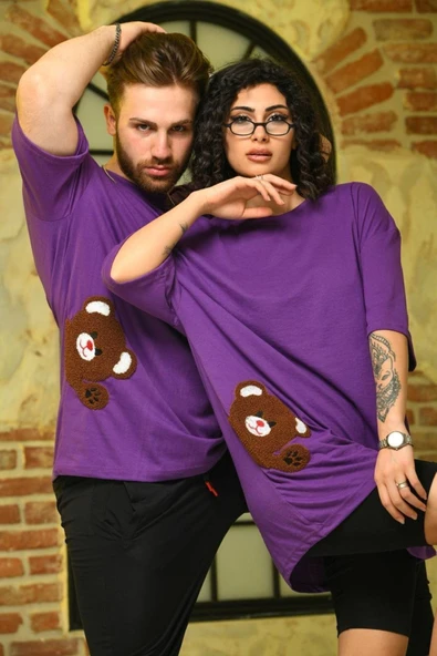 Sevgili Kombini Unicex Çift Tişört ürün görseli