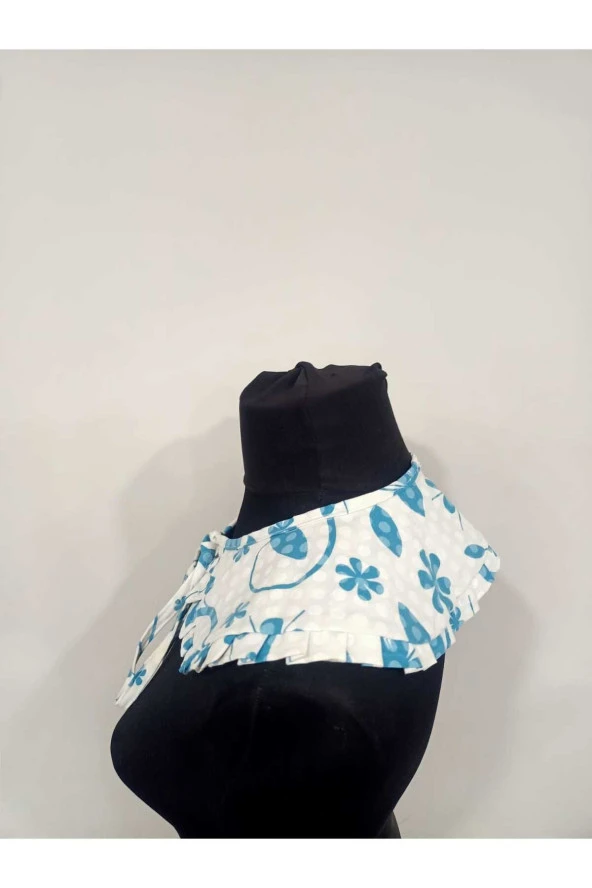 Kadın Fırfır Detay Gömlek Yaka - Resim 4