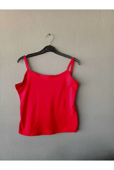 Kadın Askılı Crop - Resim 2