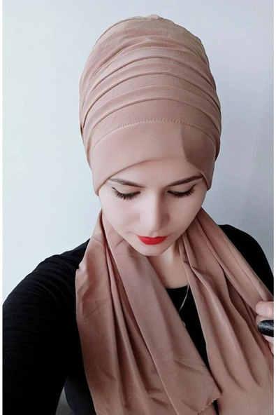 Kadın Drapeli Modern Bone Vizon - Resim 2