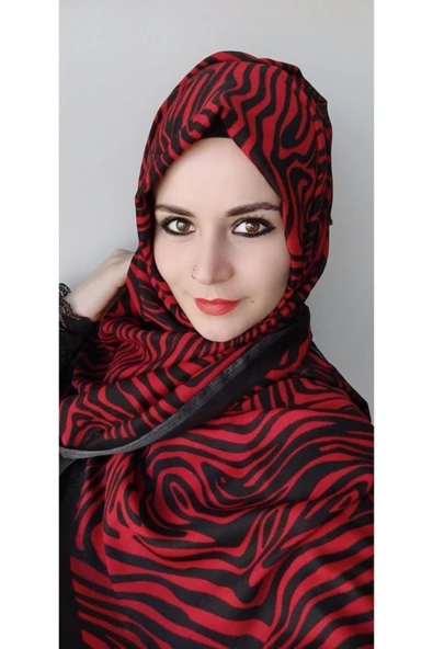 Kadın Modakaşmir Çizgili Şal - 1