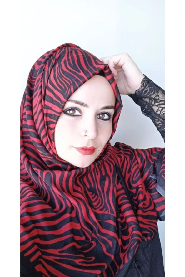Kadın Modakaşmir Çizgili Şal - 5