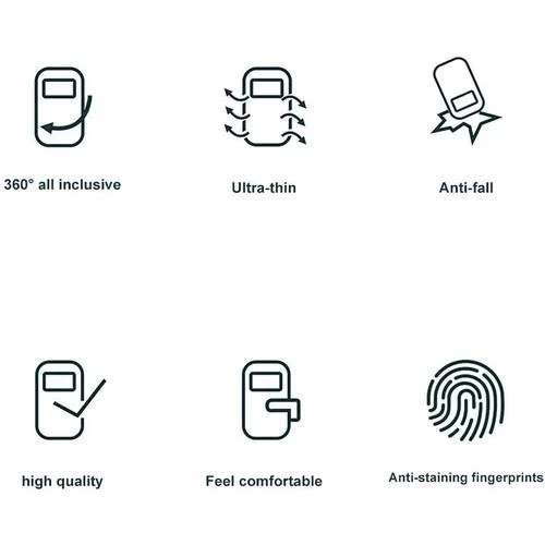 Samsung Z Flip 4 Şeffaf Korumalı Silikon Kapak & Kılıf - Resim 3