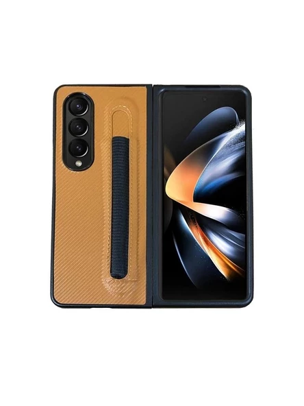 Samsung Z Fold 3 Ön-Arka Standlı Kalemli Kılıf ürün görseli