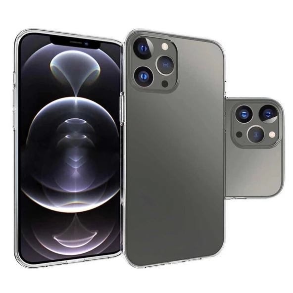 İphone 14 Pro Max Şeffaf Korumalı Tıpalı Silikon Kapak-Kılıf​​​​​​​​​​​​​​​​​​​​​​​​​​​​​​​​ ürün görseli