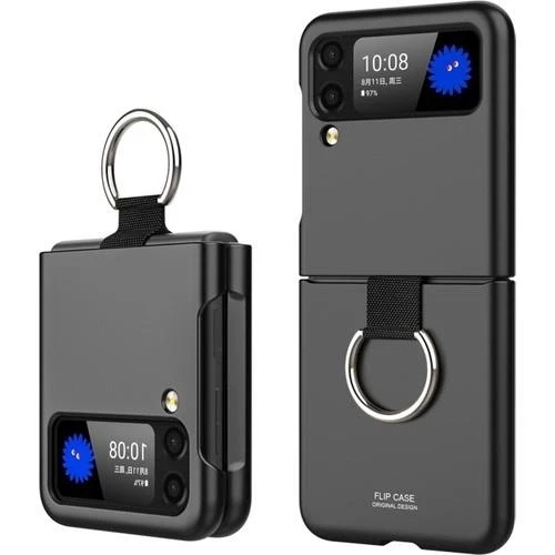 Samsung Z Flip 3 Yüzüklü Standlı Mat Kılıf&Kapak ürün görseli