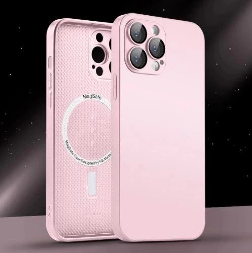 İphone 14 Pro Uyumlu Magsafe Ag Glass Buzlu Cep Telefopnu Kılıfı - Resim 4