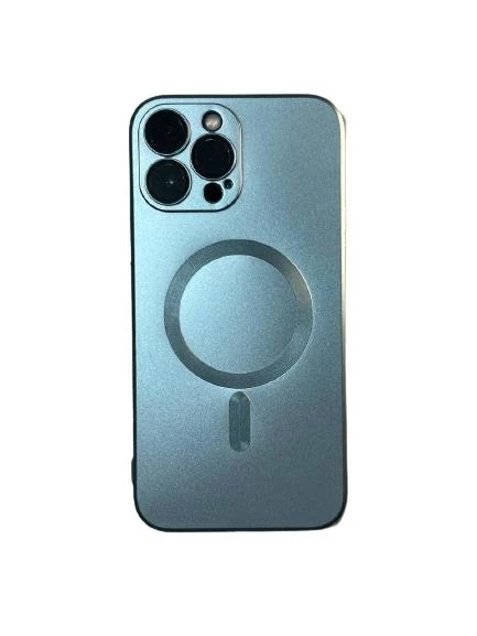 İphone 14 Pro Metalic Magsafe Silikon Kılıf - Resim 4