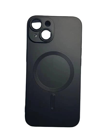 İphone 14 Plus Metalic Magsafe Silikon Kılıf ürün görseli 1