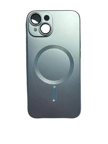 İphone 14 Metalic Magsafe Silikon Kılıf - Resim 4