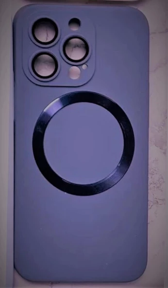 İphone 14 Pro Max Slim Sert Magsafe Özellikli Kapak - Resim 3