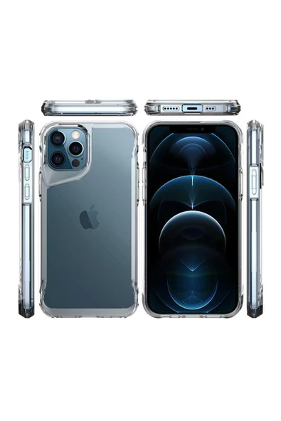İphone 13 Pro T-Max Şeffaf Silikon Telefon Kılıfı - 2