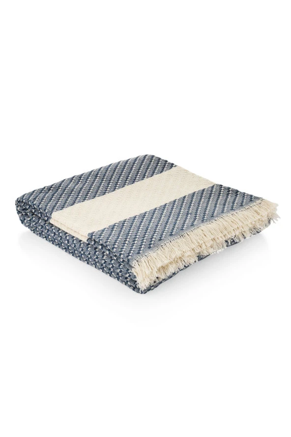 Schafer Home Dorya Çift Kişilik Pike 200X230 -1 Parça-Indigo