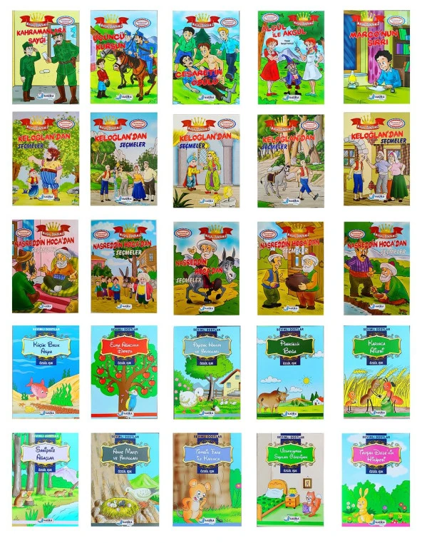 1. Sınıflar İçin Büyük Boy Hikaye Seti - 25 Kitap - 2