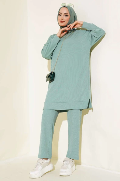 Fitilli İkili Takım Çağla Yeşili ürün görseli 1