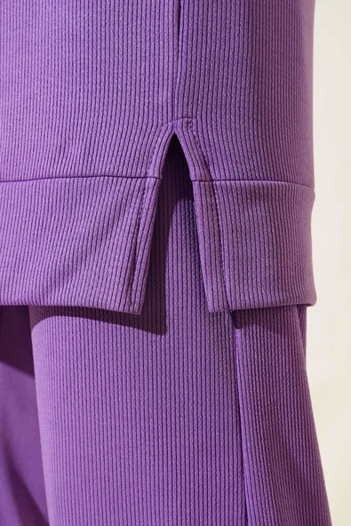 Fitilli İkili Takım Lila - Resim 4