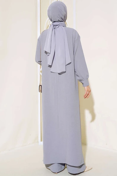 Salaş İkili Takım Gri - Resim 3