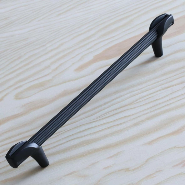 Duru 320 mm Siyah Metal Kulp Mobilya Çekmece Mutfak Dolabı Dolap Kapak Kulpları Kulbu Kulpu - 2