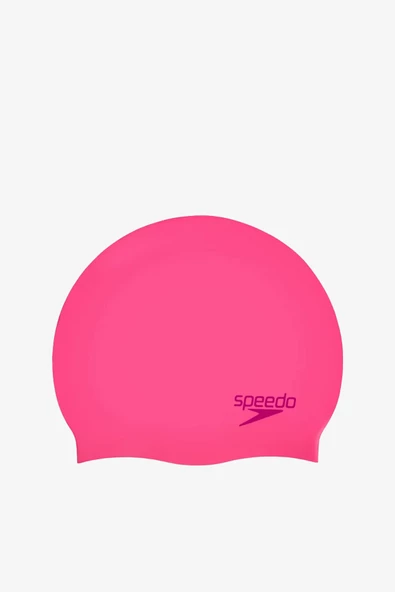 Speedo Plaın Moud Sılc Cap Çocuk Pembe Yüzücü Bonesi 8-7099016979