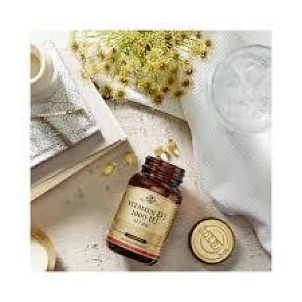 Solgar Vitamin D3 1000 Iu 100 Kapsül - Resim 2