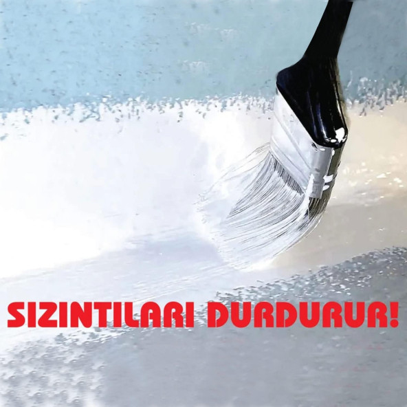 Vodaseal Leak Fix Su Geçirmez Sızdırmazlık Sızıntı Önleyici Sıvı Kauçuk Kaplama Izolasyon Beyaz 800 Gr - 3