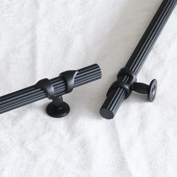 Emir 128 Mm-12.8 Cm Siyah Metal Kulp Çekmece Mobilya Mutfak Dolabı Dolap Kapak Kulpları Kulbu Kulpu - 3