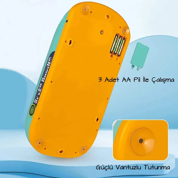 Minio Baby - Sesli Direksiyon Simülasyon - Araba Yarışı- El kol Göz Koordinasyonu - Eğitici Oyuncak - 2