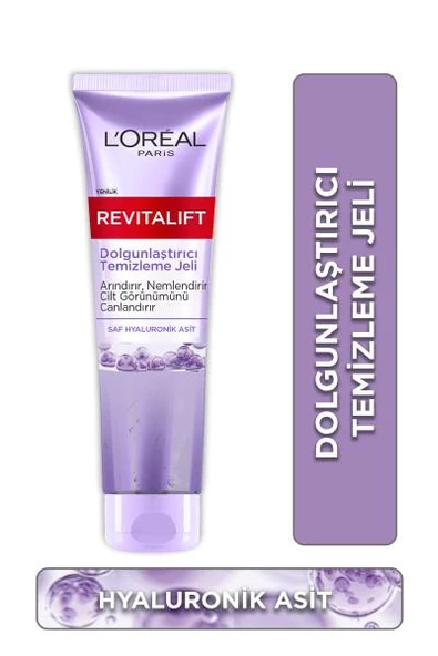 L'Oréal Paris Revitalift Dolgunlaştırıcı Temizleme Jeli 150ml - Hyaluronik Asit