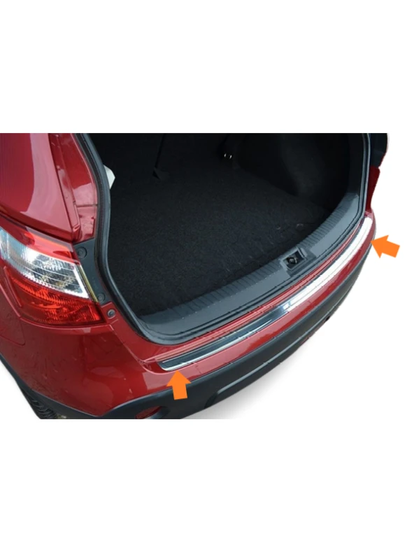Arka Tampon Eşiği Krom Qashqai Facelift SUV 2010-2014 Arası Modeller İçin