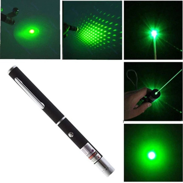 VIP 100 MW GREEN LASER POINTER 100 MW YEŞİL LAZER 4 BAŞLIKLI KUTULU YEŞİL LAZER KAMP DAĞCI IŞIKLARI - Resim 5